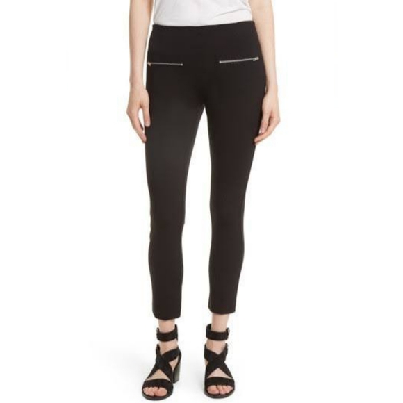 Rag & Bone Womens Black Annie Knit Ankle Pants - Picture 1 of 7